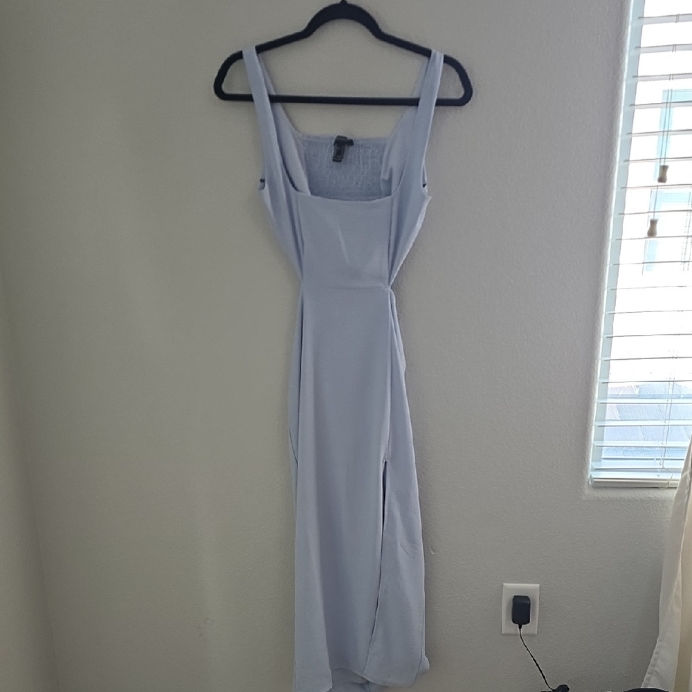 Forever 21 Light Blue Strapless Dress